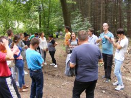 Wizyta międzynarodowej grupy młodzieży w Domu Pomocy Społecznej w Podzamku w ramach ŚDM Kraków 2016r